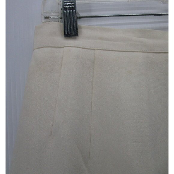 VINTAGE Giorgio Armani Skirt 12 Silk Blend Straight Pencil Pleated * - Picture 5 of 7